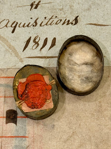 1800's Casket Seal Relic