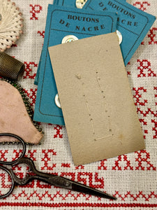 French .50"  "Boutons de Nacre" Cards
