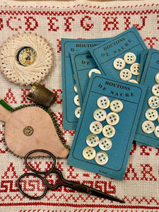 French .45 "Boutons de Nacre" cards