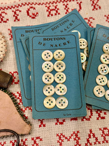 French .45 "Boutons de Nacre" cards