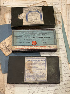 Original Antique French Paper Boxes