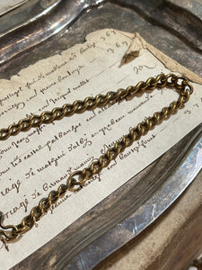 Vintage Gentleman's Brass Albert Chain