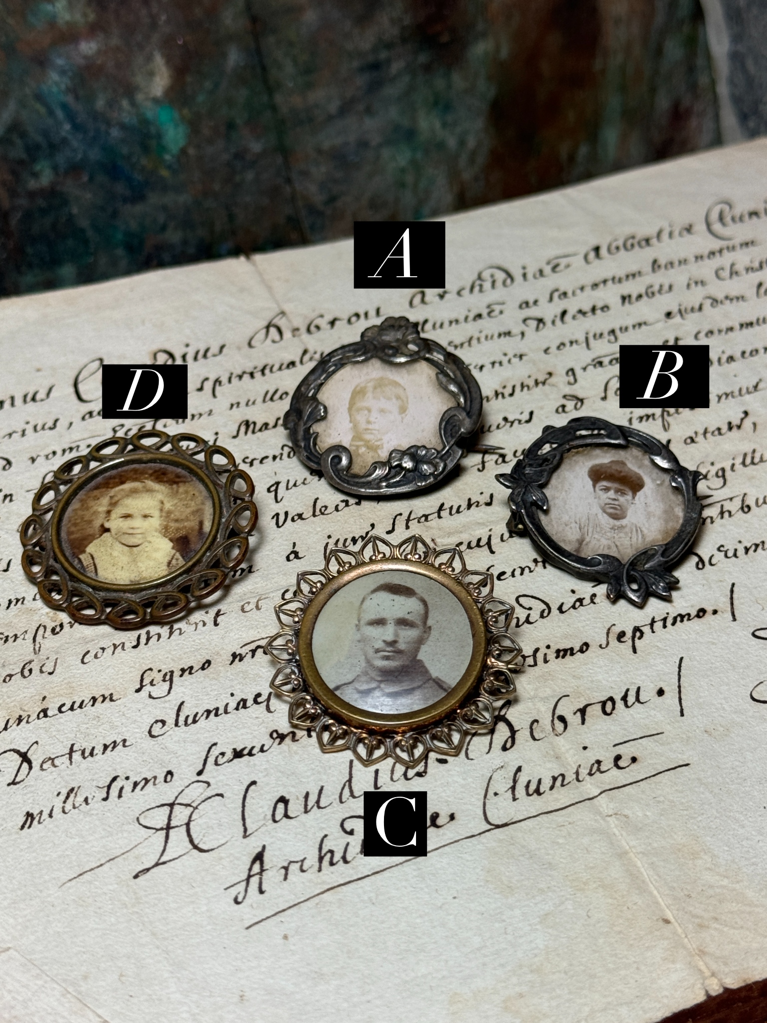 Lovely Victorian Portrait Brooches