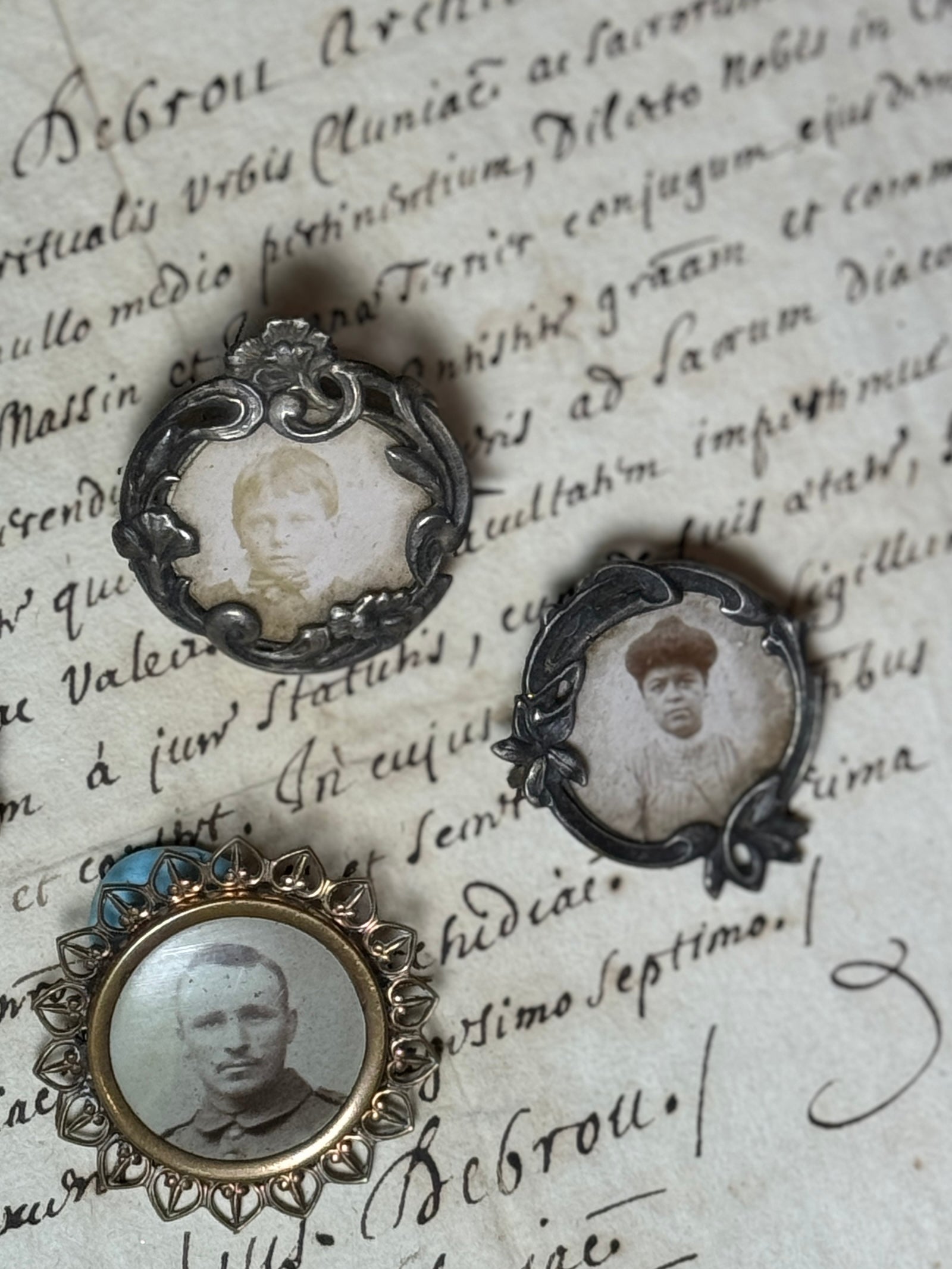 Lovely Victorian Portrait Brooches