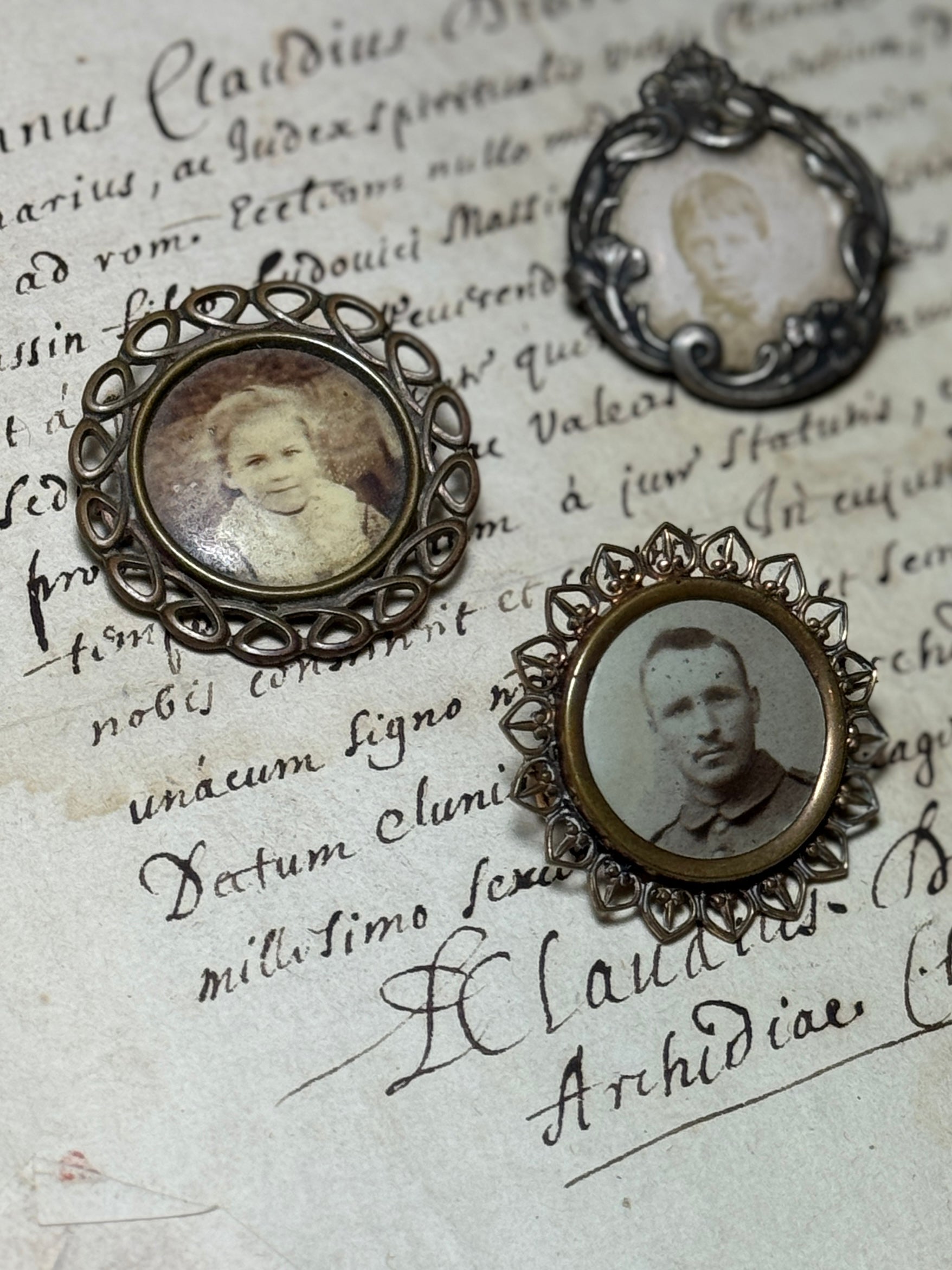 Lovely Victorian Portrait Brooches