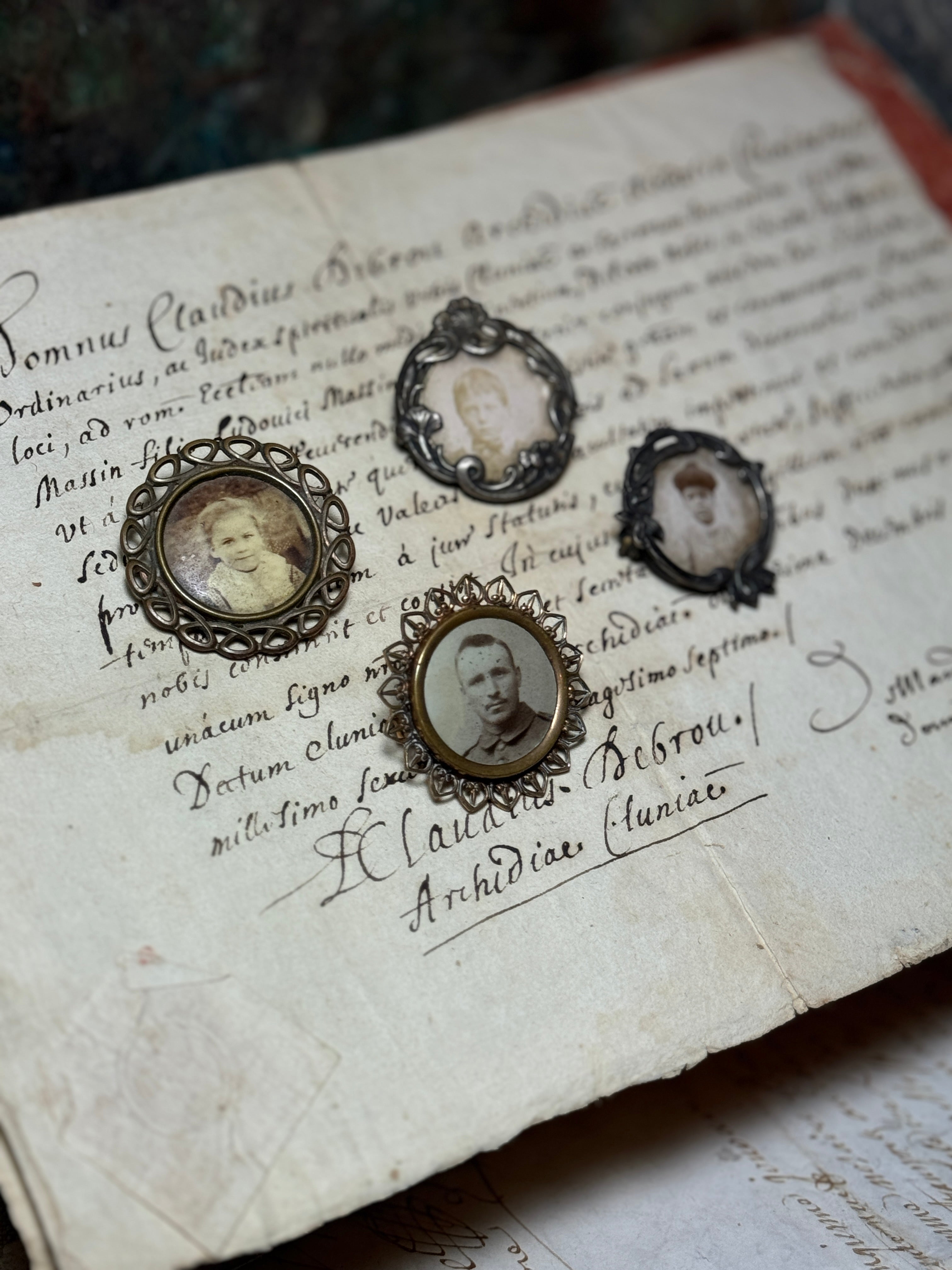Lovely Victorian Portrait Brooches