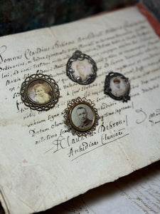 Lovely Victorian Portrait Brooches