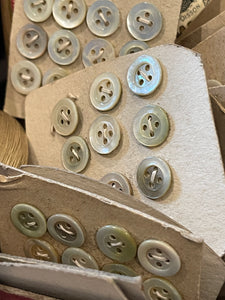 Antique French Button Cards