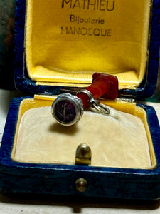 1800s Antique Carved Carnelian flower Seal