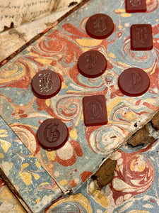 Antique French 1800s Carved Carnelian Monograms