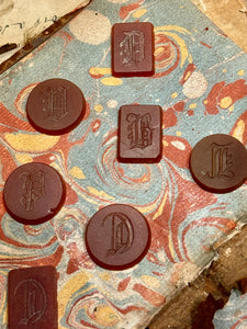Antique French 1800s Carved Carnelian Monograms