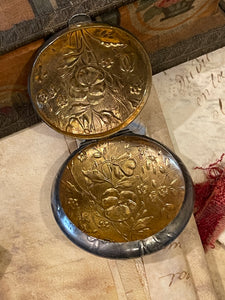 RESERVED - French Silver Compact