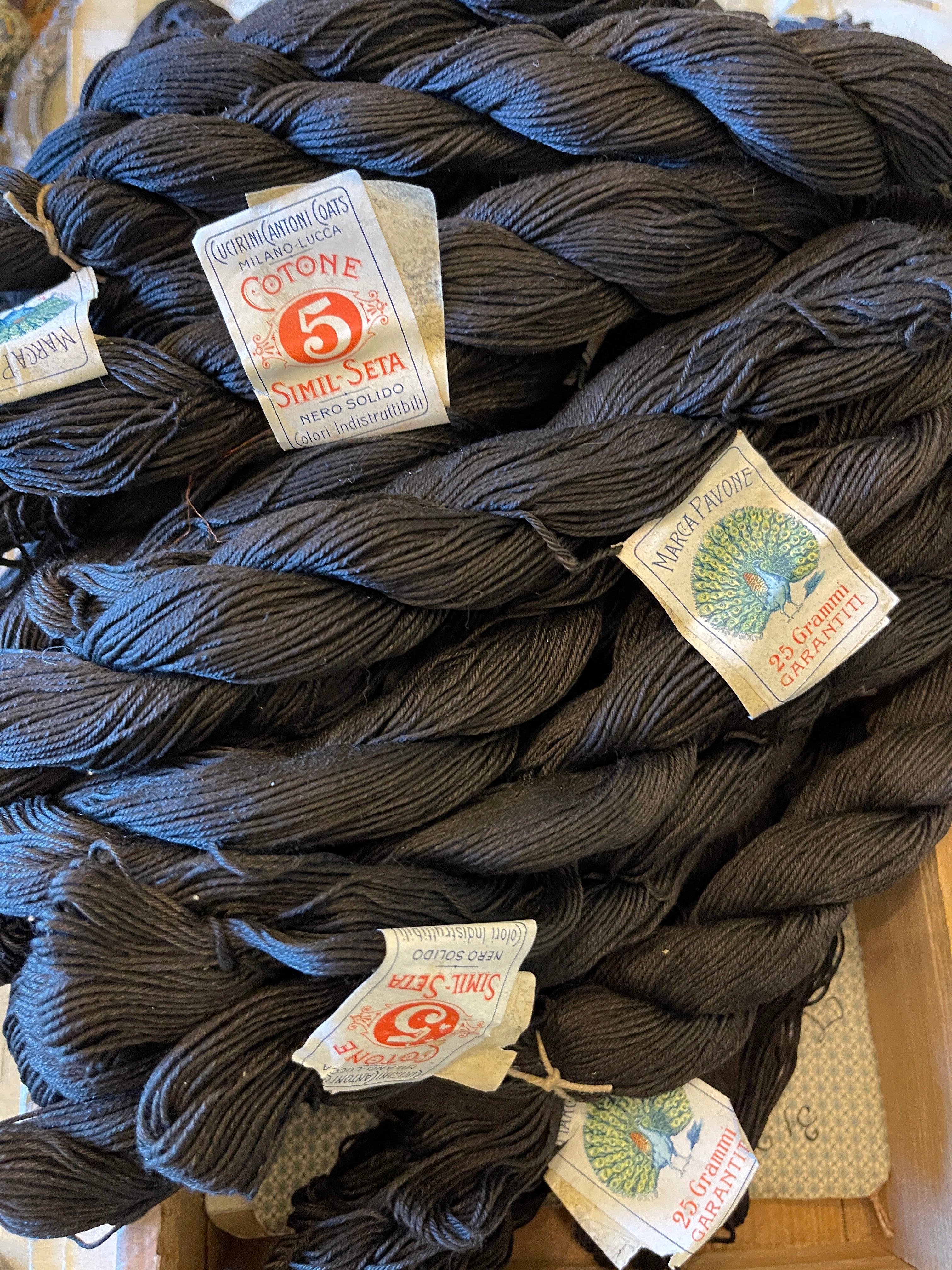 Haberdashery Collection of Antique Italian Cantoni Coats Thread