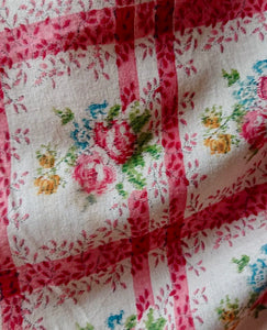 Antique French Printed Cotton Floral