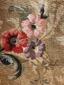 Beautiful 1800's Cotton Weave Floral *