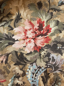 Beautiful 1800's Cotton Weave Floral *