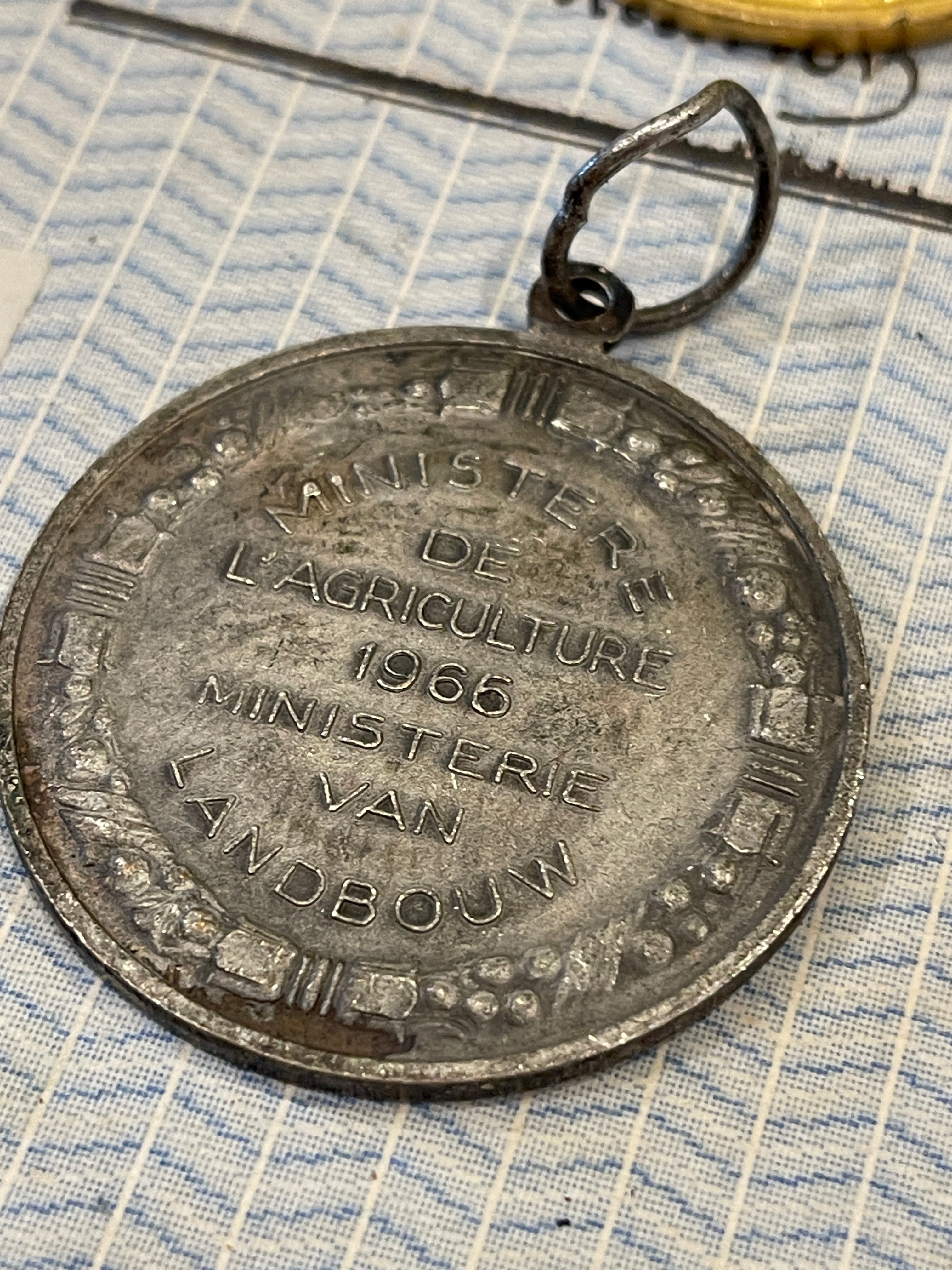 Antique Agricultural Medals - Cows - C1