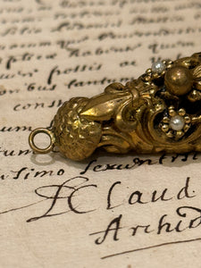 Czech Filigree FOB/Seal Pendant