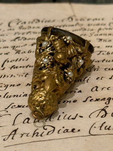 Czech Filigree FOB/Seal Pendant