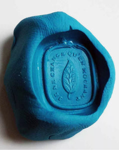Antique Georgian Intaglio Seal  - "I ONLY CHANGE IN DEATH"
