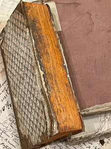 Antique Italian 1797 Papier Dominote Book