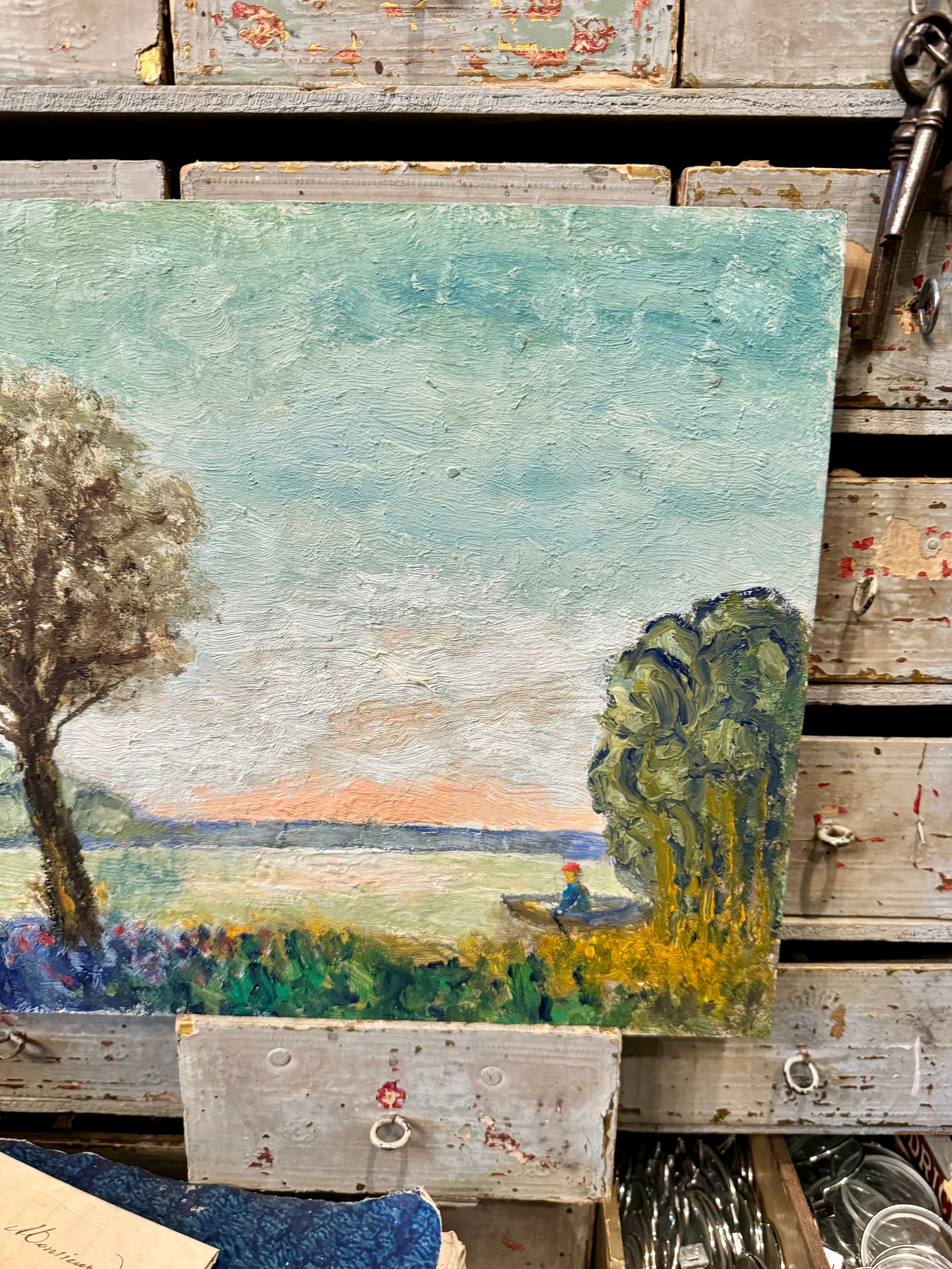 Original French Oil Painting