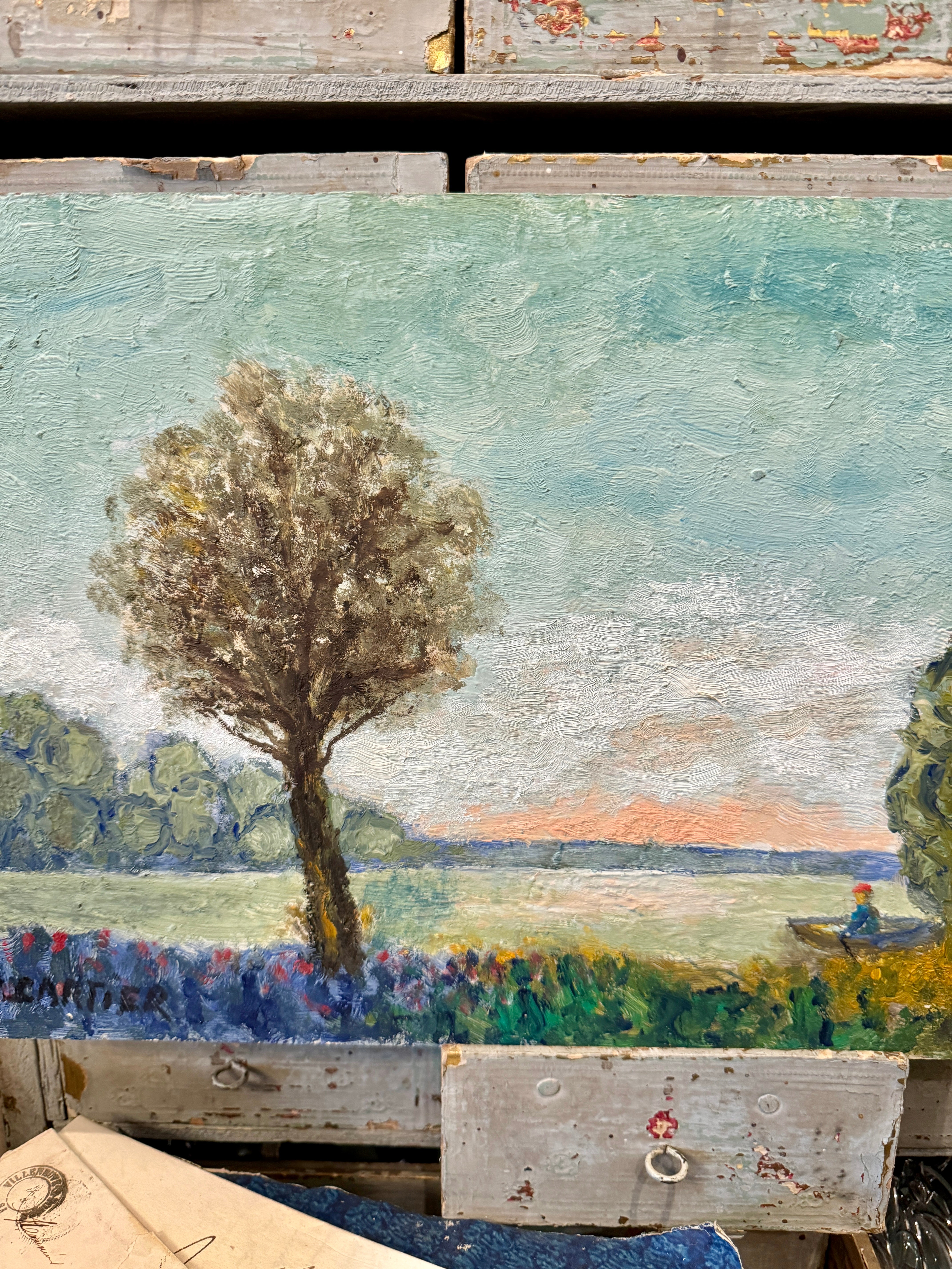 Original French Oil Painting