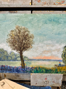 Original French Oil Painting