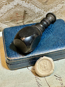 Antique Eagle Crest Seal Stamp Circa 1800s