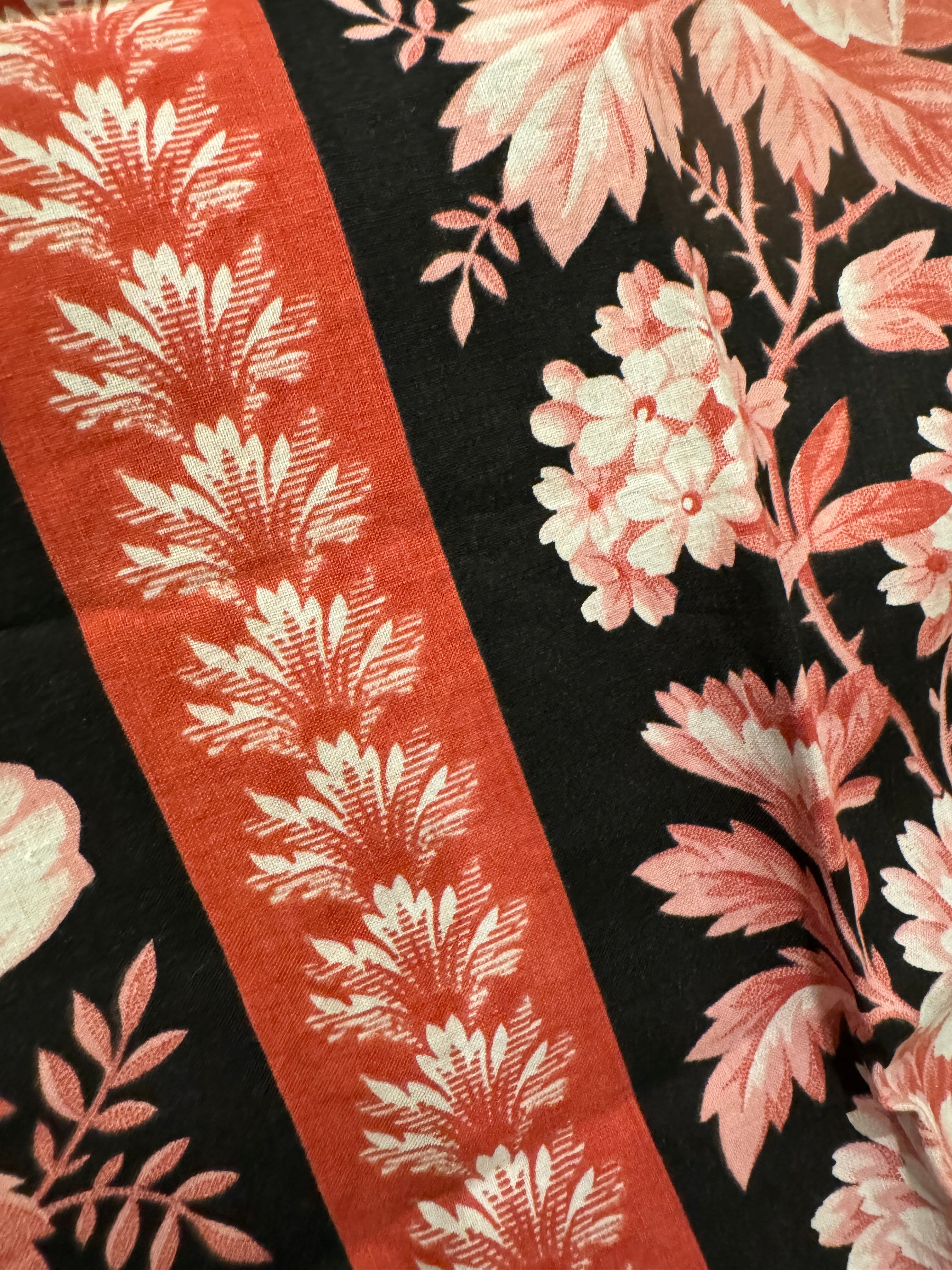 Superb Antique French 1800's French Textile