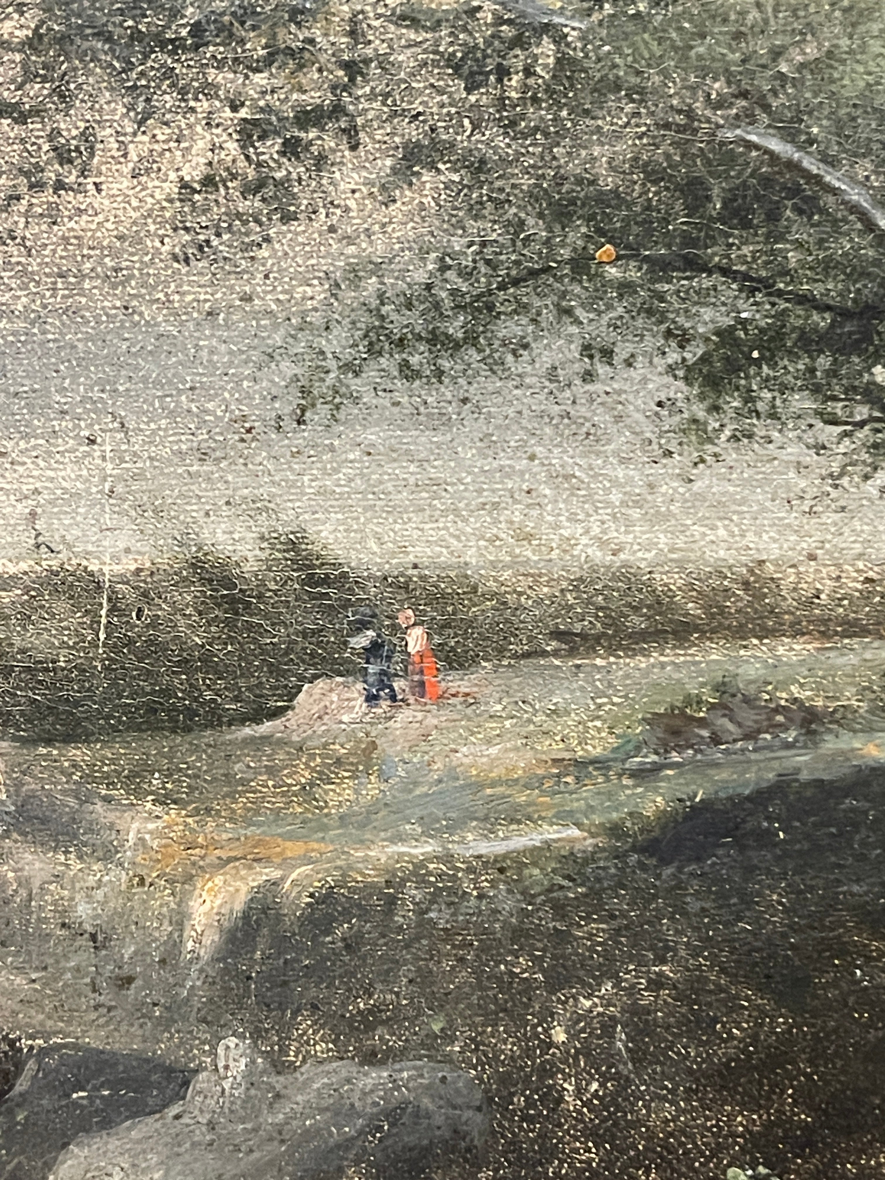 Original Antique French Oil Painting