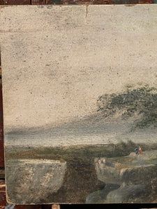Original Antique French Oil Painting