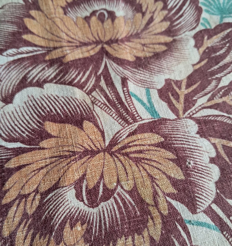 Antique French Cotton Panel