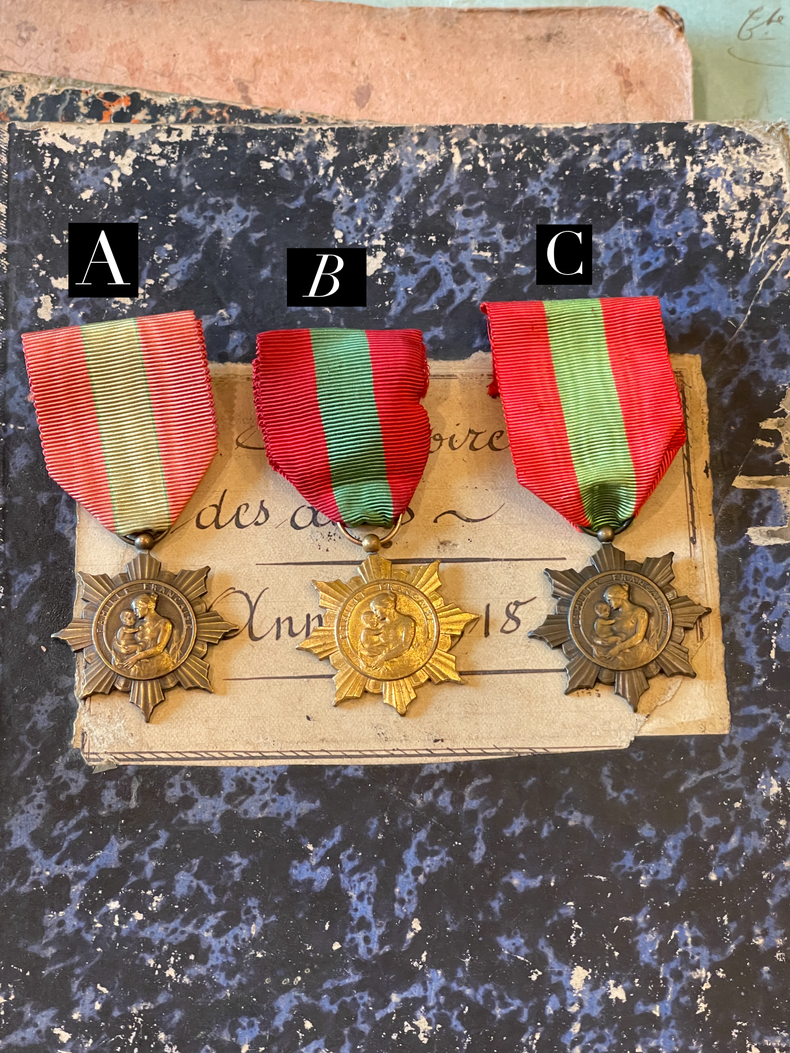Antique French Medals - 1930 - 34