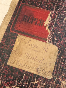Antique 1800's Repertoire French Notebook