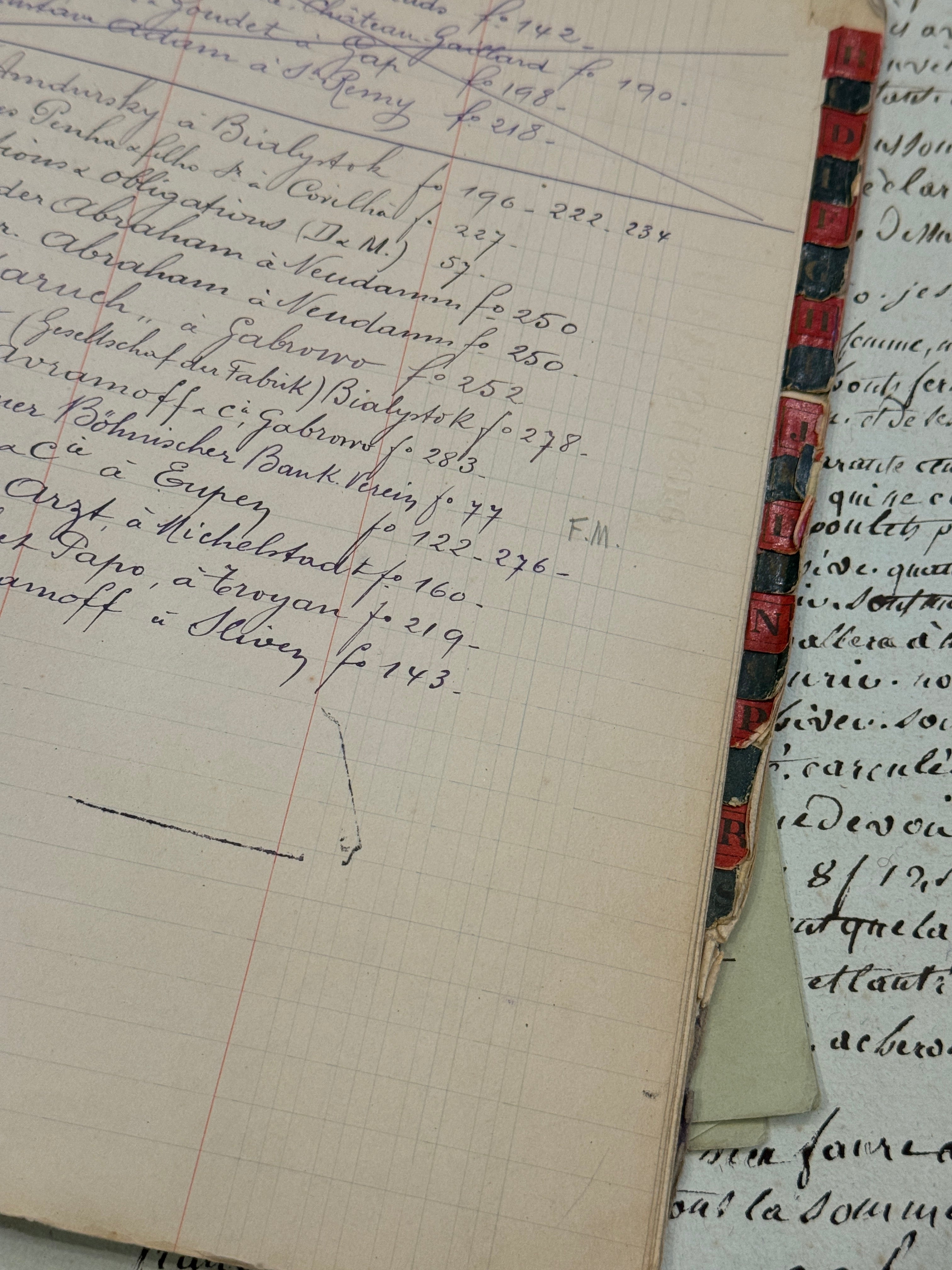 Antique 1800's Repertoire French Notebook