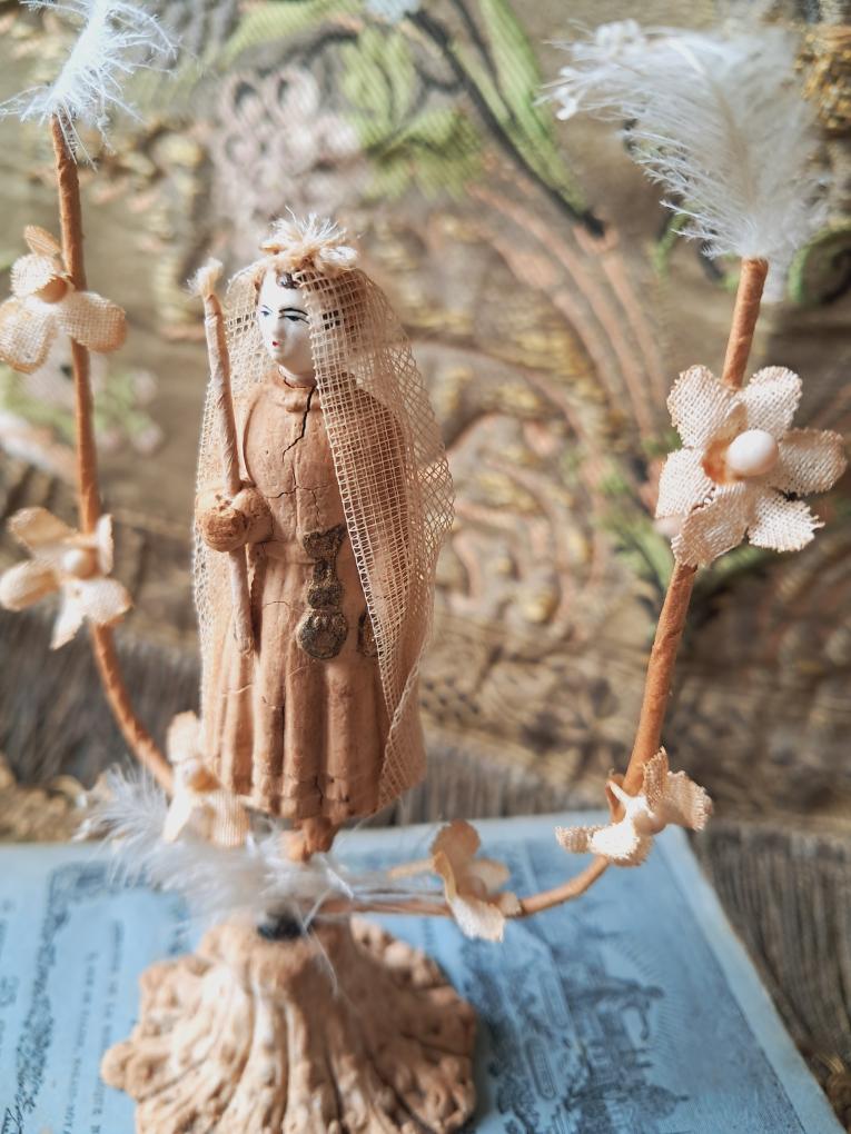 Antique 1800s French First Communion Figure