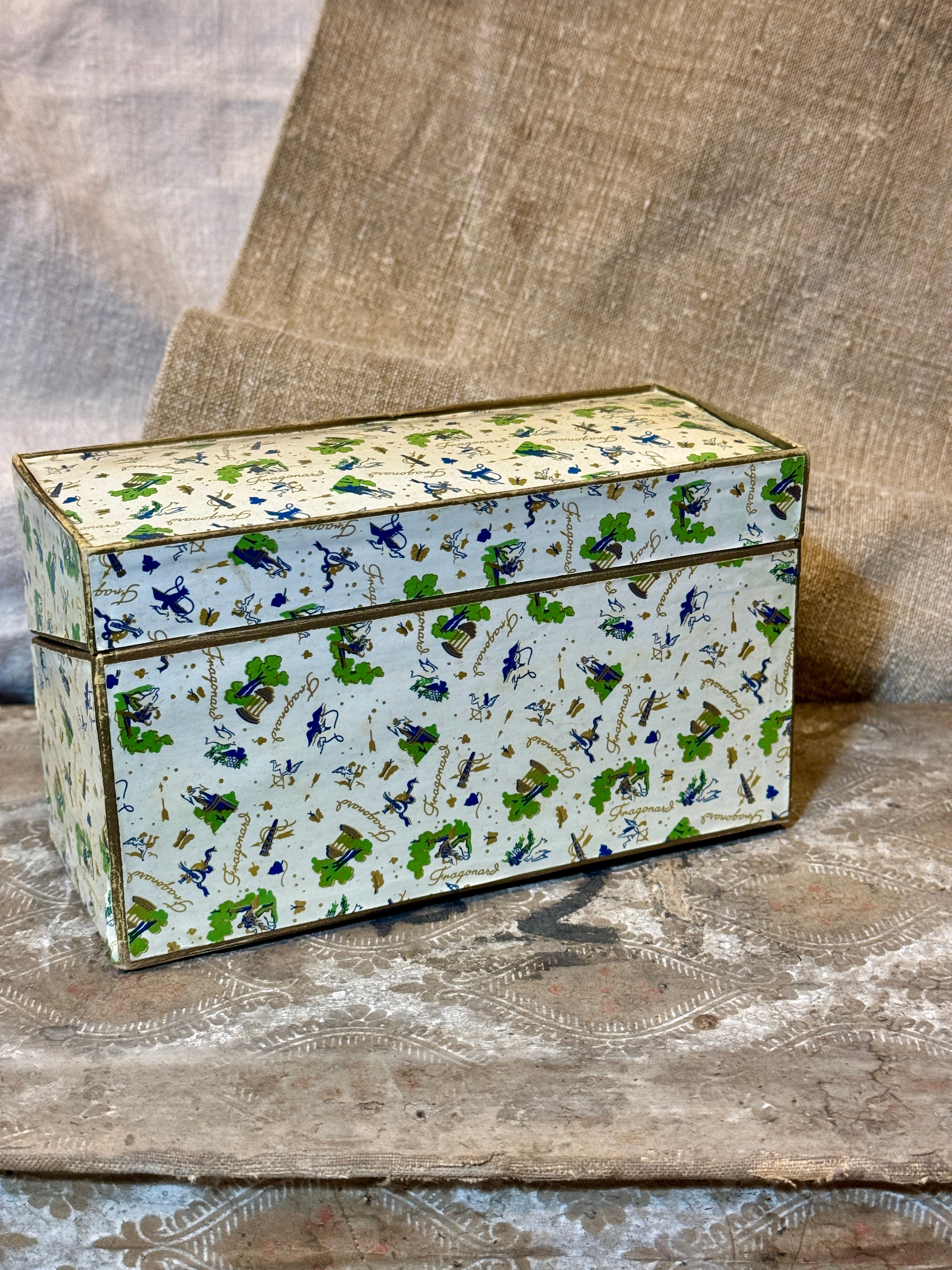 Rare 1930s Fragonard Box Sample Set of Parfum or Perfume