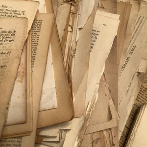50 Original Book Pages from our France shipment - 1800's - early 1900's