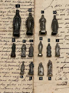 Antique and Vintage French Pocket Shrines