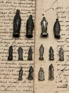 Antique and Vintage French Pocket Shrines