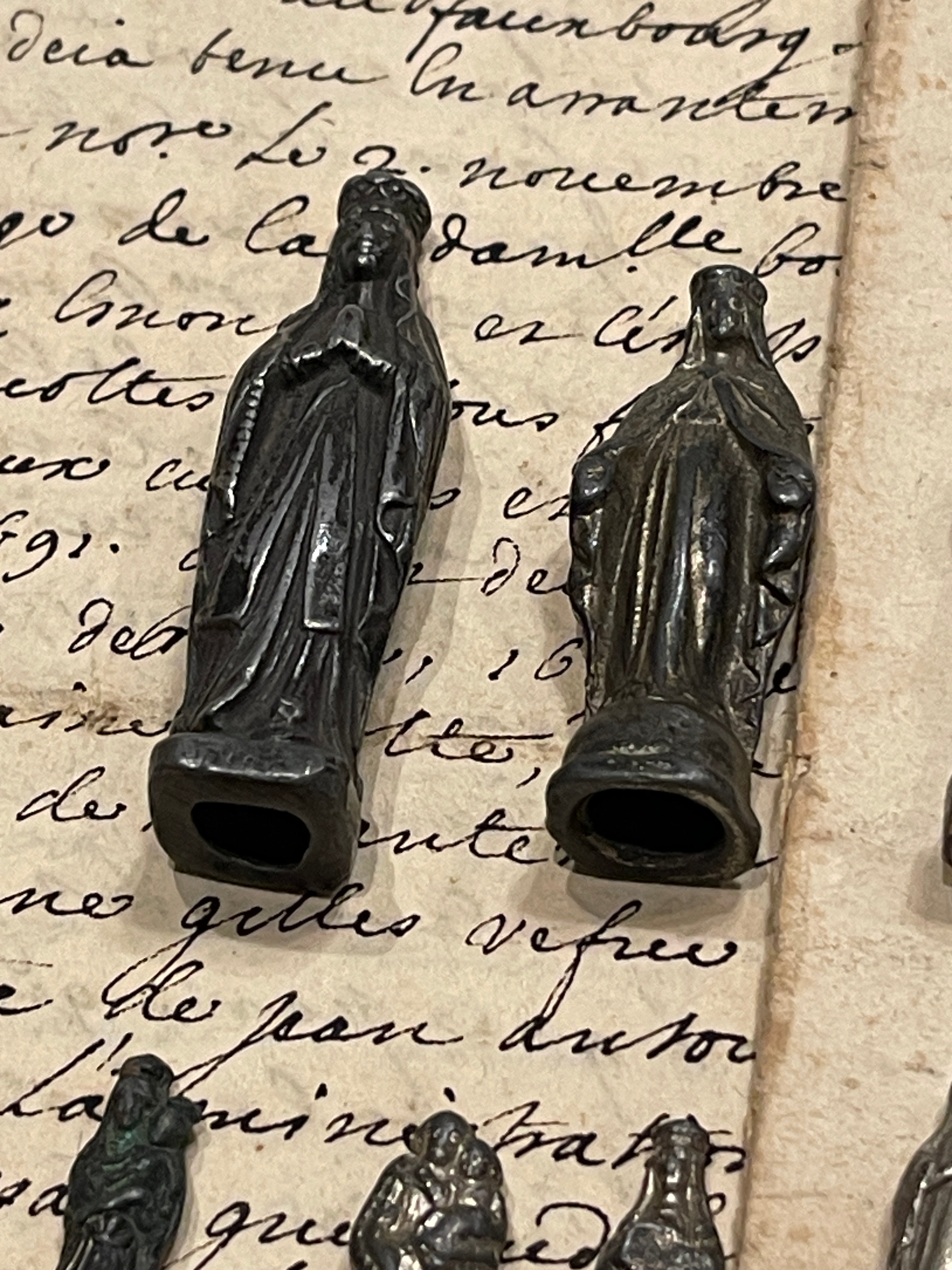 Antique and Vintage French Pocket Shrines