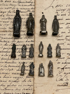 Antique and Vintage French Pocket Shrines