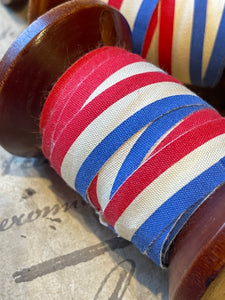 French Striped Flag Ribbon - 5 yd. Spools