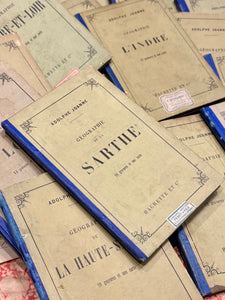 Beautiful Antique French Geographie Books Circa 1890 - 1906