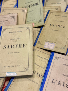 Beautiful Antique French Geographie Books Circa 1890 - 1906