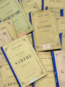 Beautiful Antique French Geographie Books Circa 1890 - 1906
