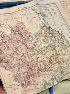 Beautiful Antique French Geographie Books Circa 1890 - 1906