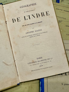Beautiful Antique French Geographie Books Circa 1890 - 1906