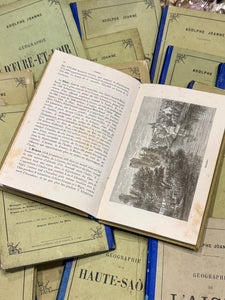 Beautiful Antique French Geographie Books Circa 1890 - 1906